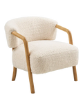 Dakar Loungesessel beige/dark natur Sessel Living Nordic