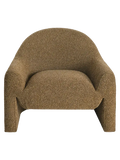 Zahara Loungesessel Sessel Living Nordic Golden braun, golden brown