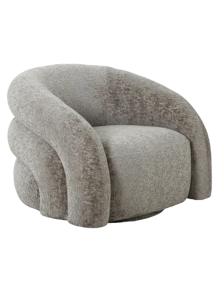 Valletta Loungesessel natur, mit Drehfunktion Sessel Living Nordic