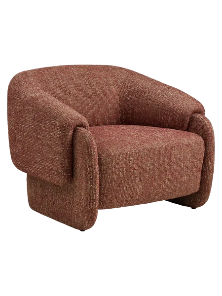 Hamilton Loungesessel bordeaux meliert Sessel Living Nordic