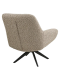 Grandola Loungesessel grau, schwarze Beine, mit Drehfunktion Sessel Living Nordic