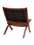 Perugia Klappstuhl Teak/Leder Klappstuhl Living Nordic