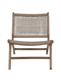 Derby Stuhl Teak/Polyrattan, natur Stuhl Living Nordic