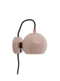 Wandleuchte | Wandleuchte Ball Ø12 - Nude glänzend von Frandsen online kaufen bei LIVINGforme.