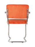 Ridge Kink Rib Armlehnstuhl, 2er-Set in Orange, Ansicht 3