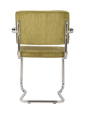Ridge Kink Rib Armlehnstuhl, 2er-Set in Grün, Ansicht 3