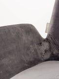Brit Armlehnstuhl, 2er-Set in Anthrazit, Detail