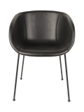 Feston Armlehnstuhl Kunstleder, 2er-Set in Schwarz, Ansicht 2