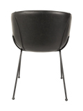 Feston Armlehnstuhl Kunstleder, 2er-Set in Schwarz, Ansicht 5