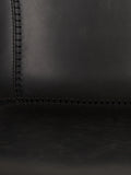 Feston Armlehnstuhl Kunstleder, 2er-Set in Schwarz, Detail