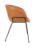 Feston Armlehnstuhl Kunstleder, 2er-Set in Braun, Ansicht 3