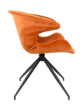 Mia Armlehnstuhl, 2er-Set in Orange, Ansicht 3