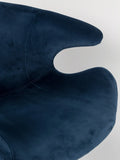 Mia Armlehnstuhl, 2er-Set in Blau, Detail
