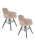 Albert Kuip Soft Armlehnstuhl, 2er-Set in Beige, Ansicht 6