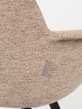 Albert Kuip Soft Armlehnstuhl, 2er-Set in Beige, Detail