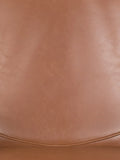 Brit Armlehnstuhl Kunstleder, 2er-Set in Braun, Detail