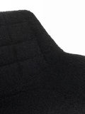 Doulton Armlehnstuhl drehbar, 2er-Set in Schwarz, Detail