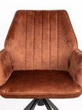 Jamie Armlehnstuhl Rost, 2er-Set, Detail