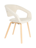 Flexback Armlehnstuhl Beige, 2er-Set, Ansicht 1
