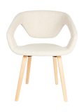 Flexback Armlehnstuhl Beige, 2er-Set, Ansicht 2