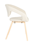 Flexback Armlehnstuhl Beige, 2er-Set, Ansicht 3