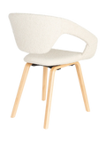 Flexback Armlehnstuhl Beige, 2er-Set, Ansicht 4