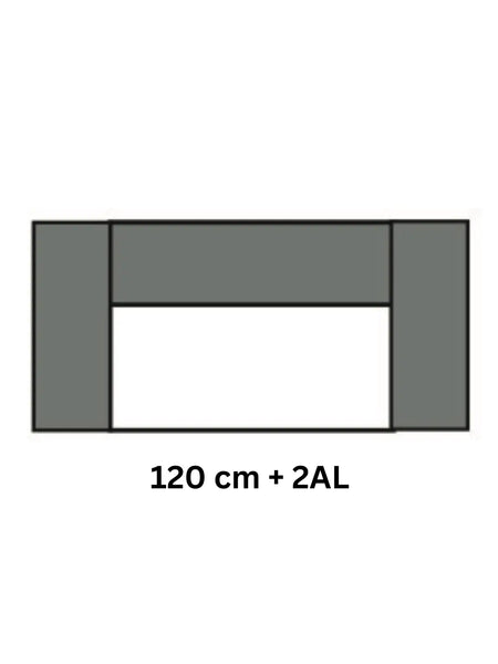 Sofa | High End 2.0 – 1,5-Sitzer mit 2 Armlehnen - von Candy Polstermöbel online kaufen bei LIVINGforme.