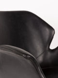 Nikki Bürostuhl in Schwarz, Detail