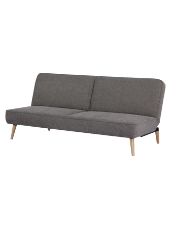 Swan Schlafsofa braun, Beine natur Schlafsofa Living Nordic