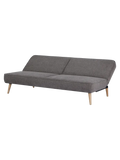 Swan Schlafsofa braun, Beine natur Schlafsofa Living Nordic