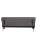 Swan Schlafsofa braun, Beine natur Schlafsofa Living Nordic