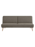 Swan Schlafsofa braun, Beine natur Schlafsofa Living Nordic