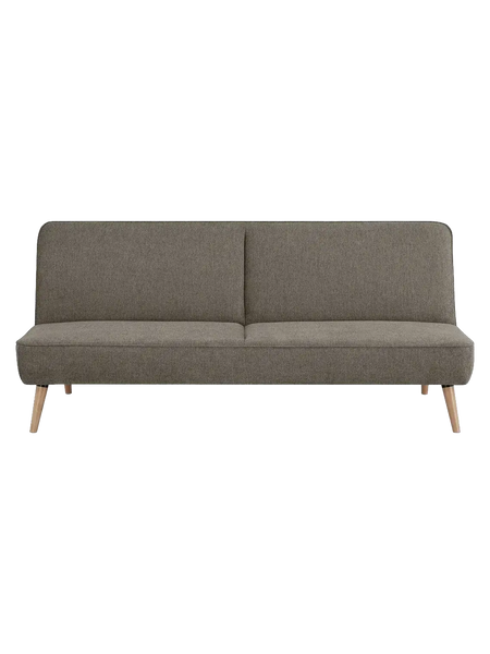 Swan Schlafsofa braun, Beine natur Schlafsofa Living Nordic