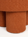 Marcos Hocker in Rotbraun, Detail