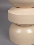 Apollo Beistelltisch in Beige, Detail
