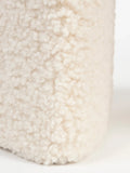 Noxx Pouf in Weiß, Detail