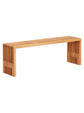 Benidorm Sitzbank Teakholz, natur Sitzbank Living Nordic 140x35x48 cm
