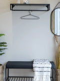 Vita Sitzbank Stahl, schwarz Sitzbank Living Nordic