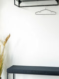 Vita Sitzbank Stahl, schwarz Sitzbank Living Nordic