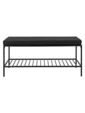 Vita Sitzbank Stahl, schwarz Sitzbank Living Nordic