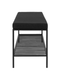 Vita Sitzbank Stahl, schwarz Sitzbank Living Nordic