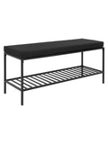 Vita Sitzbank Stahl, schwarz Sitzbank Living Nordic
