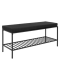 Vita Sitzbank Stahl, schwarz Sitzbank Living Nordic