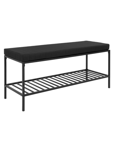 Vita Sitzbank Stahl, schwarz Sitzbank Living Nordic