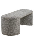 Westport Sitzbank Bouclé, schwarz/weiß Sitzbank Living Nordic