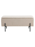 Watford Sitzbank mit Stauraum Living Nordic Bouclé, beige