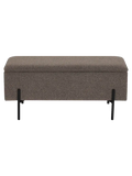 Watford Sitzbank mit Stauraum Living Nordic Bouclé, braun
