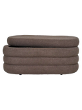 Dartford Sitzbank mit Stauraum, Bouclé, braun Sitzbank Living Nordic