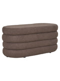 Dartford Sitzbank mit Stauraum, Bouclé, braun Sitzbank Living Nordic