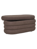 Dartford Sitzbank mit Stauraum, Bouclé, braun Sitzbank Living Nordic